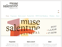 Tablet Screenshot of musesalentine.com